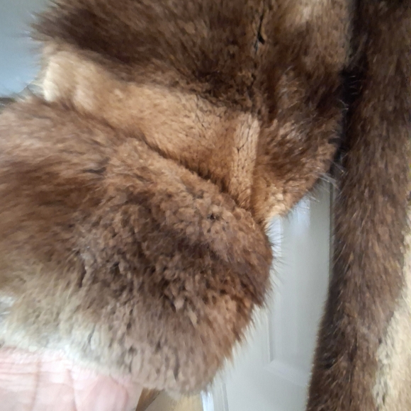Vintage Muskrat Fur Coat SzM - Picture 13 of 15